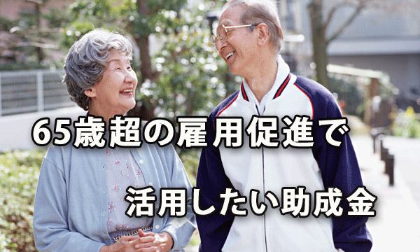 65歳超の雇用促進を行う際に活用したい助成金