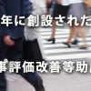 平成29年度に創設された人事評価改善等助成金