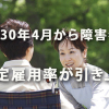 平成30年4月から障害者の法定雇用率が引き上げられます！