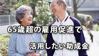 65歳超の雇用促進を行う際に活用したい助成金