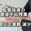 監督指導の賃金不払残業是正企業数が減少～H30年度厚労省調査