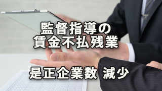 監督指導の賃金不払残業是正企業数が減少～H30年度厚労省調査