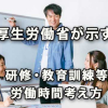 厚生労働省が示す研修・教育訓練等の労働時間考え方