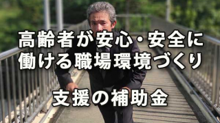 高齢者が安心・安全に働ける職場環境づくりを支援する補助金